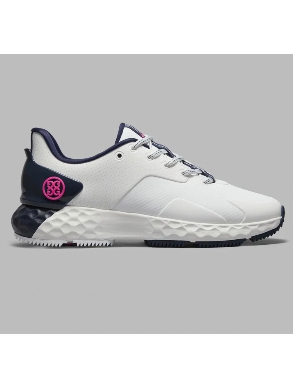 G/fore MG4+ Perforated Spikeless Golf Shoes Sneakers Snow Twilight Womens Golf - Picture 2 of 9